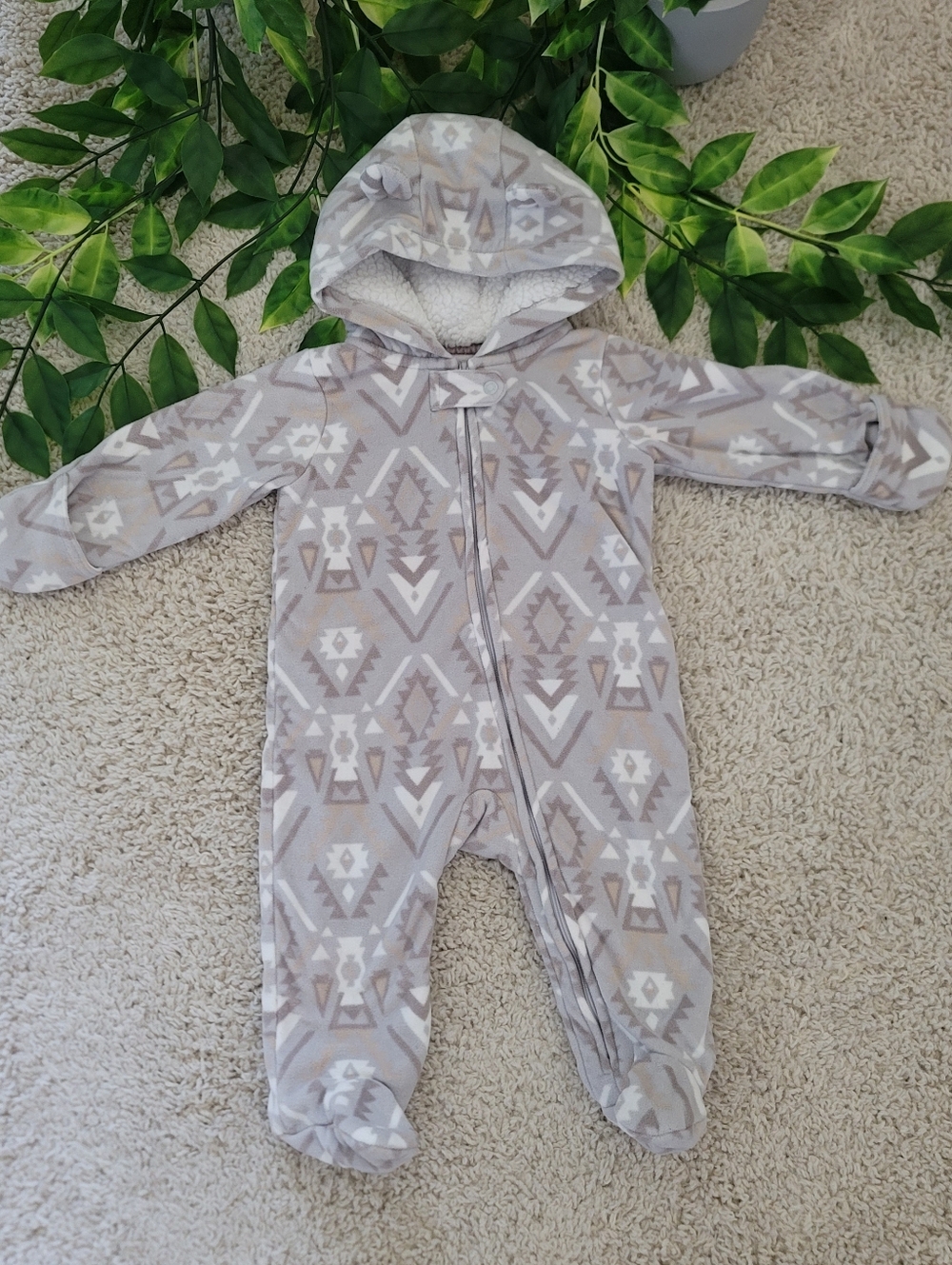 Carter's Baby Boy Aztec Snowsuit (6-9 Months)